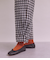 ［ACAR］Gingham Sucker チェックギャザーパンツ