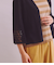 Gima Boucle Knit 透かし柄スリーブ 着流しカーディガン