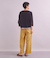 Gima Boucle Knit 透かし柄スリーブ 着流しカーディガン