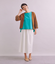 Gima Boucle Knit 透かし柄スリーブ 着流しカーディガン