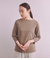 ［Elama］Organic Cotton Cross Jersey ボートネックプルオーバー