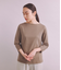 ［Elama］Organic Cotton Cross Jersey ボートネックプルオーバー