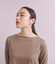 ［Elama］Organic Cotton Cross Jersey ボートネックプルオーバー