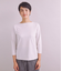 ［Elama］Organic Cotton Cross Jersey ボートネックプルオーバー