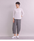［Elama］Organic Cotton Cross Jersey ボートネックプルオーバー