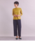 ［Elama］Organic Cotton Cross Jersey ボートネックプルオーバー
