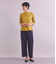 ［Elama］Organic Cotton Cross Jersey ボートネックプルオーバー