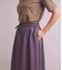 Twist Linen ギャザースカート