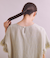 Twist Linen 袖フリルブラウス