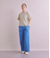 Twist Linen 袖フリルブラウス