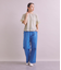 Twist Linen 袖フリルブラウス