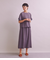 Twist Linen 袖フリルブラウス