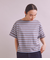 [ULTIMA] Cotton Border Tシャツ