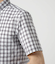 ワッシャー タータンチェック 半袖ショートボタンダウンシャツ