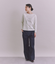 Organic Cotton Denim タックワイドパンツ