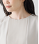 梨地×シフォン フロントプリーツカットソー