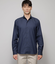 【ストレッチ】シャンブレーツイル 長袖カッタウェイカラーシャツ