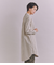 Organic Cotton Stripe ブザムシャツワンピース