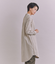 Organic Cotton Stripe ブザムシャツワンピース
