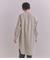 Organic Cotton Stripe ブザムシャツワンピース