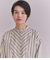 Organic Cotton Stripe ブザムシャツワンピース