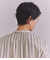 Organic Cotton Stripe ブザムシャツワンピース