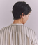 Organic Cotton Stripe ブザムシャツワンピース