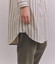 Organic Cotton Stripe ブザムシャツワンピース