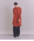 Organic Cotton Stripe ブザムシャツワンピース