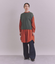Organic Cotton Stripe ブザムシャツワンピース