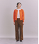 Organic Cotton Wool ショルダー柄ニットカーディガン