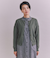 Organic Cotton Wool ショルダー柄ニットカーディガン