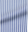 NY CARE FREE・SUPIMA COTTON リバースストライプ 長袖ボタンダウンシャツ