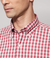 ピケ ギンガムチェック 長袖ショートボタンダウンシャツ