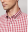 ピケ ギンガムチェック 長袖ショートボタンダウンシャツ