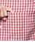 ピケ ギンガムチェック 長袖ショートボタンダウンシャツ