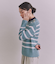 BLENDED COTTON 振り柄ボーダーニット