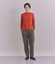 Cotton Moleskin タックテーパードパンツ