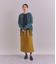 Military Quilted Jacquard リブポケットスカート