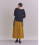 Military Quilted Jacquard リブポケットスカート