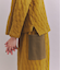 Military Quilted Jacquardリブボトルネック プルオーバー