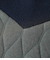 Military Quilted Jacquardリブボトルネック プルオーバー