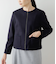 NEWYORKER MELTON ノーカラージップブルゾン