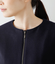 NEWYORKER MELTON ノーカラージップブルゾン