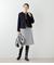 NEWYORKER MELTON ノーカラージップブルゾン