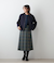 NEWYORKER MELTON ノーカラージップブルゾン