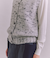 Alpaca Mixcolor Nep yarn 手編みニットベスト