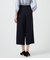 トリアセテートダブルクロス タックワイドパンツ