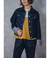 Organic Cotton Denim ロールアップデニムジャケット