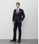 NY CARE FREE・GIZA COTTON ロンドンストライプ 長袖ワイドカラーシャツ